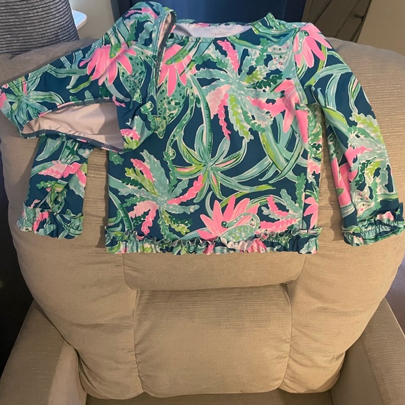Lilly Pulitzer Swim Lilly Pulitzer Rash Guard Swimsuit Poshmark